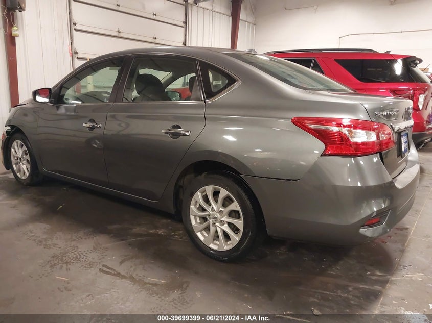 VIN 3N1AB7AP9KL625556 2019 NISSAN SENTRA SV