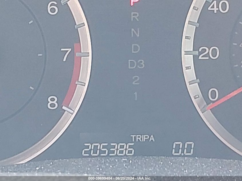 2009 Honda Accord VIN: 1HGC436889A013742 Lot: 39699404