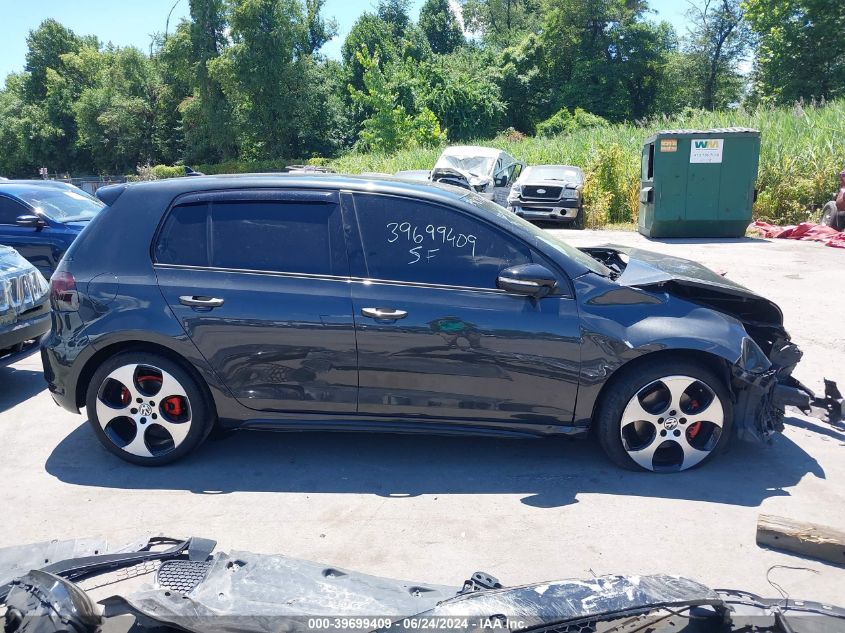 2011 Volkswagen Gti 4-Door VIN: WVWHV7AJ4BW187988 Lot: 39699409