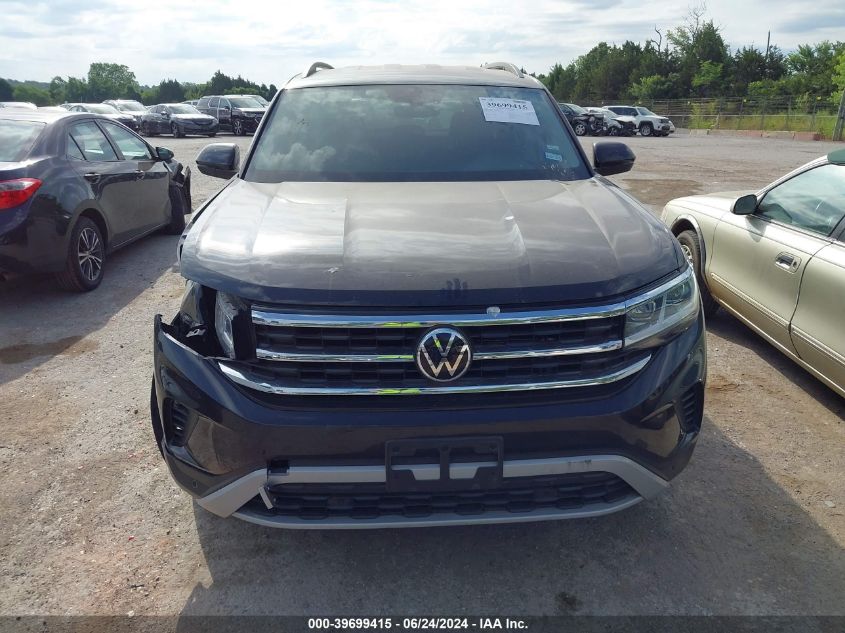 2022 Volkswagen Atlas 3.6L V6 Se W/Technology VIN: 1V2HR2CA1NC563281 Lot: 39699415