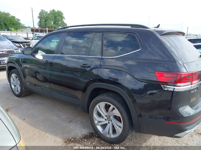 2022 Volkswagen Atlas 3.6L V6 Se W/Technology VIN: 1V2HR2CA1NC563281 Lot: 39699415