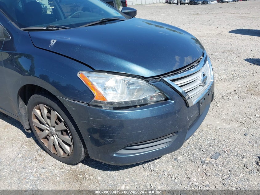 2013 Nissan Sentra Sv VIN: 1N4AB7AP8DN904969 Lot: 39699439