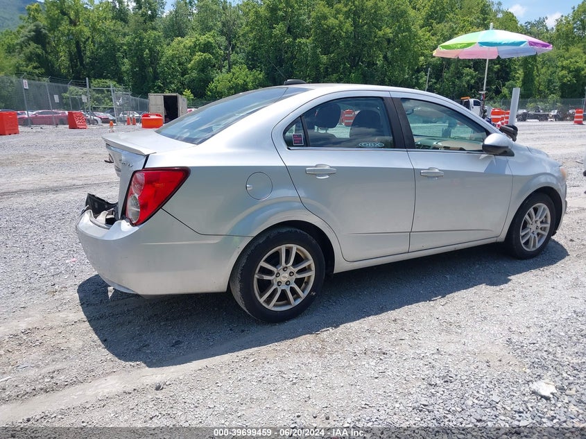 2015 CHEVROLET SONIC LT AUTO - 1G1JC5SH6F4137370