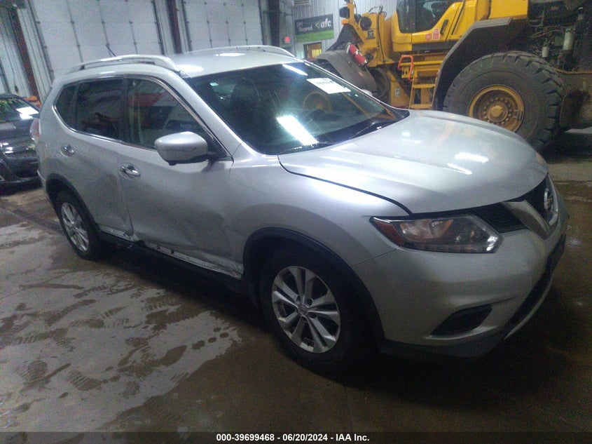 2015 Nissan Rogue Sv VIN: KNMAT2MV0FP506652 Lot: 39699468