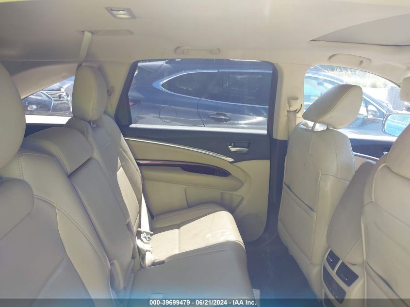 2014 Acura Mdx VIN: 5FRYD4H21EB027896 Lot: 39699479