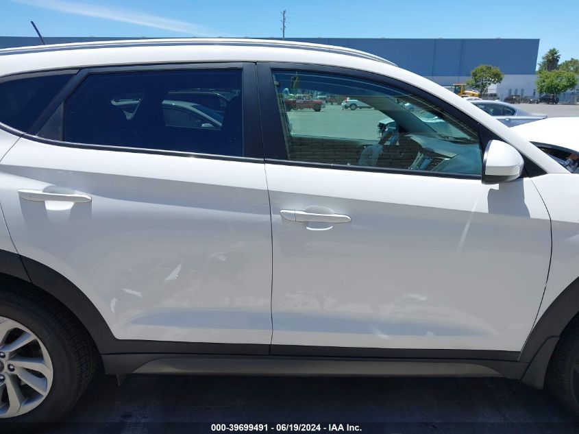 2016 Hyundai Tucson Se VIN: KM8J33A44GU196022 Lot: 39699491