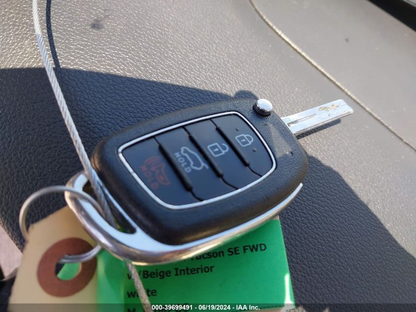 2016 Hyundai Tucson Se VIN: KM8J33A44GU196022 Lot: 39699491