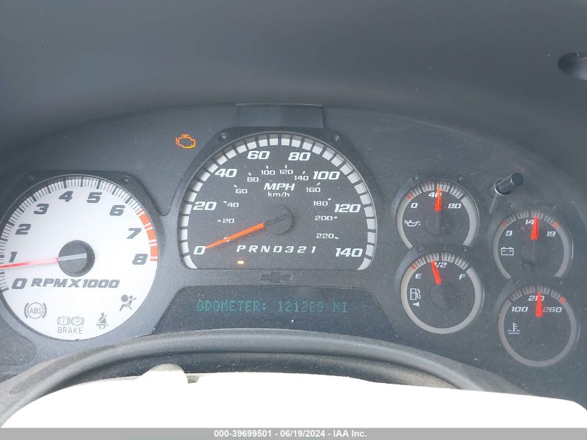 2008 Chevrolet Trailblazer Ss VIN: 1GNES13H982157461 Lot: 39699501