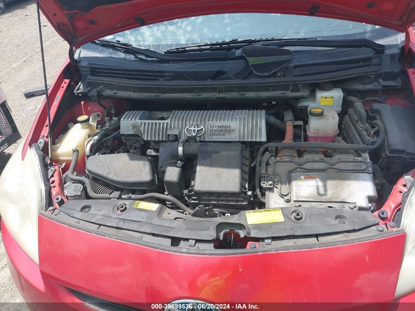 2010 Toyota Prius Ii VIN: JTDKN3DUXA0015440 Lot: 39699536