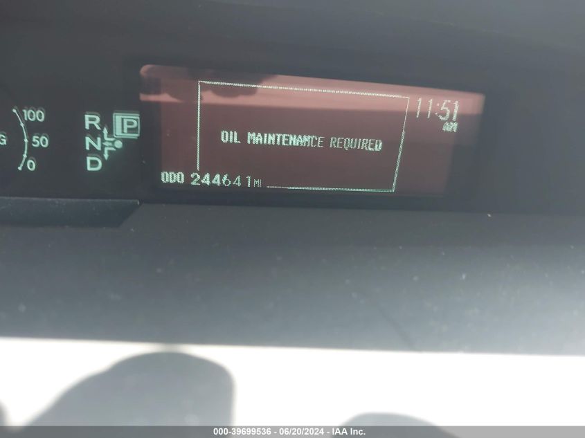 2010 Toyota Prius Ii VIN: JTDKN3DUXA0015440 Lot: 39699536