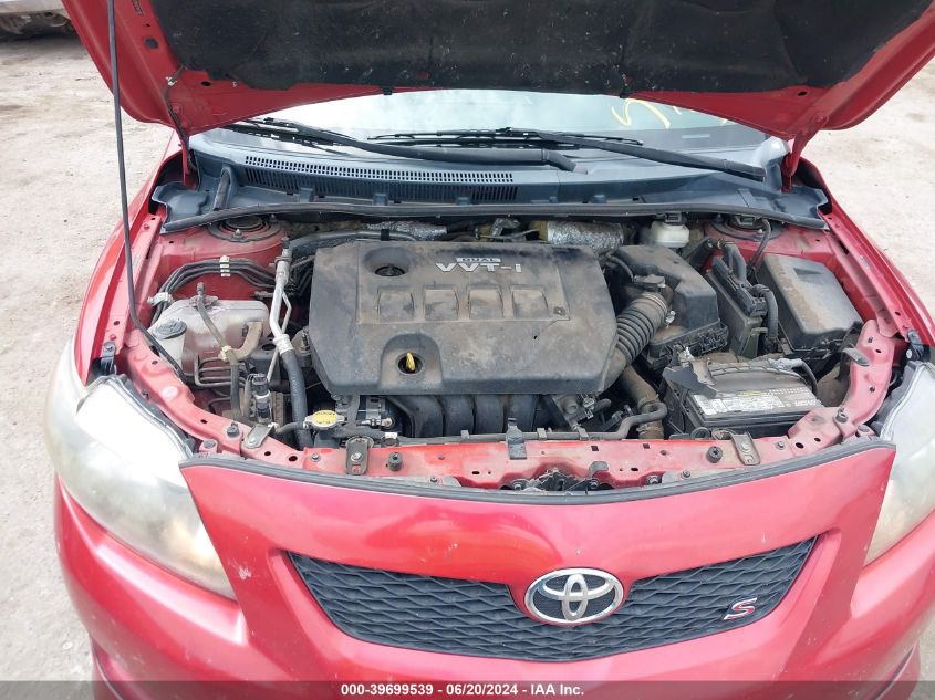 2010 Toyota Corolla S/Le/Xle VIN: 2T1BU4EE7AC435985 Lot: 39699539