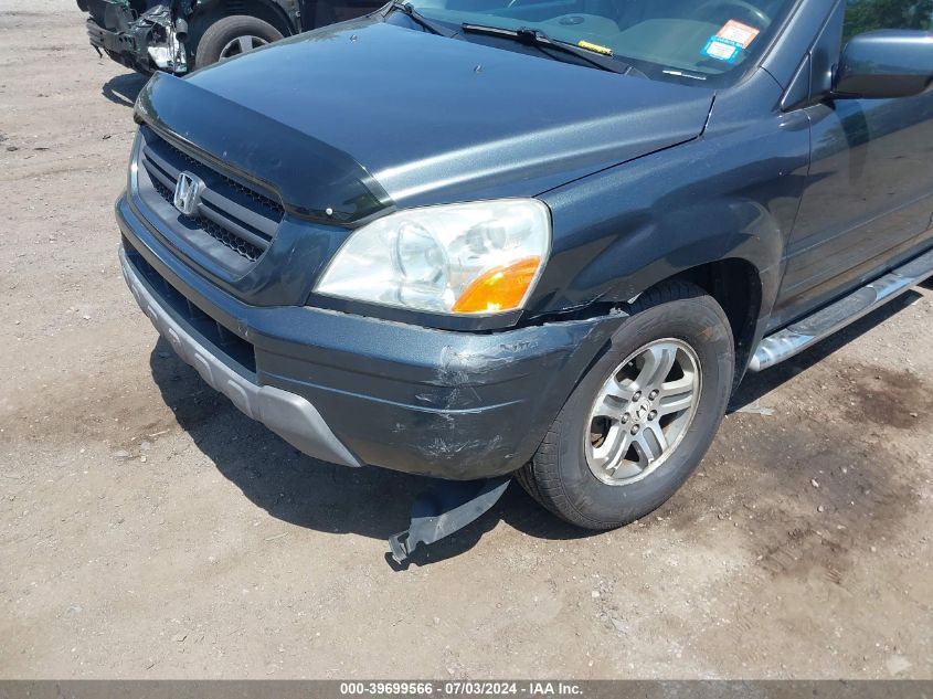 2004 Honda Pilot Ex-L VIN: 2HKYF18654H581004 Lot: 39699566