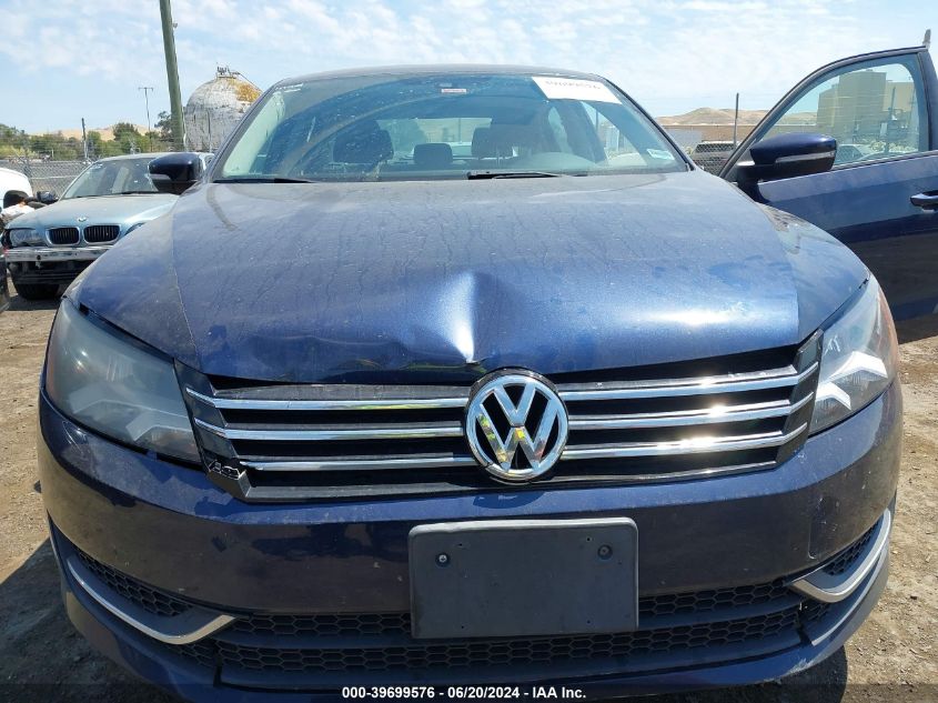 1VWAP7A32DC004845 2013 Volkswagen Passat 2.5L S