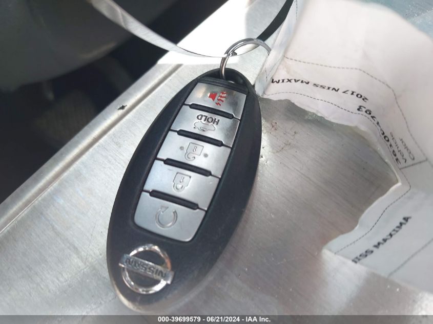 2017 Nissan Maxima 3.5 S VIN: 1N4AA6AP6HC394393 Lot: 39699579