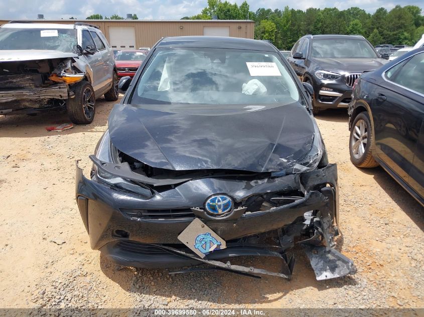 2019 Toyota Prius VIN: JTDKARFU8K3101292 Lot: 39699580