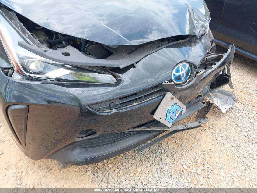 2019 Toyota Prius VIN: JTDKARFU8K3101292 Lot: 39699580