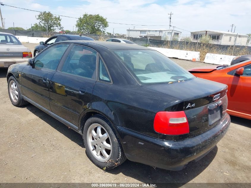 1999 Audi A4 1.8 T VIN: WAUCB28D3XA007276 Lot: 39699619