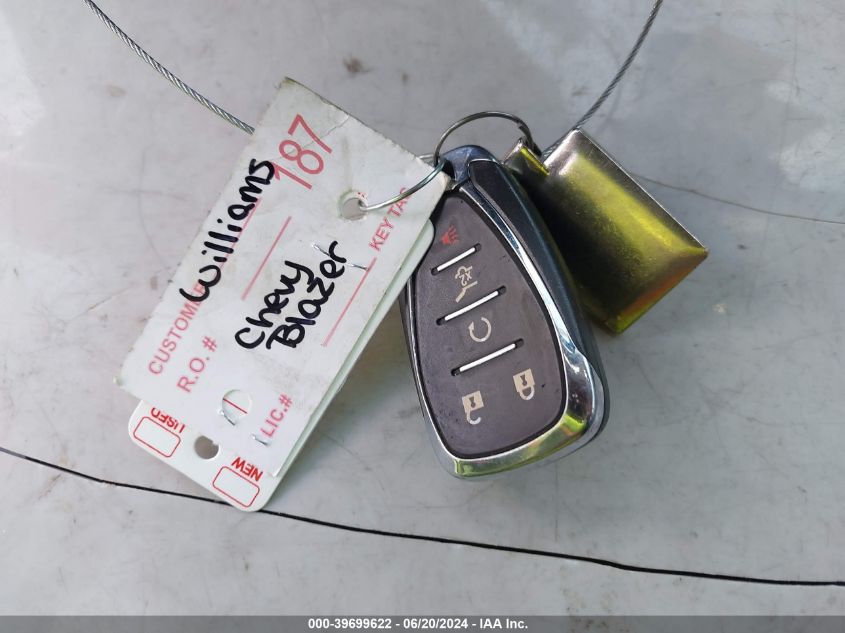 2020 Chevrolet Blazer 1Lt VIN: 3GNKBBRA7LS708003 Lot: 39699622