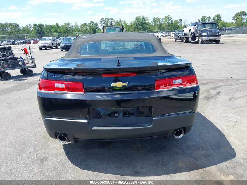 2015 Chevrolet Camaro 1Lt VIN: 2G1FD3D39F9226226 Lot: 39699634