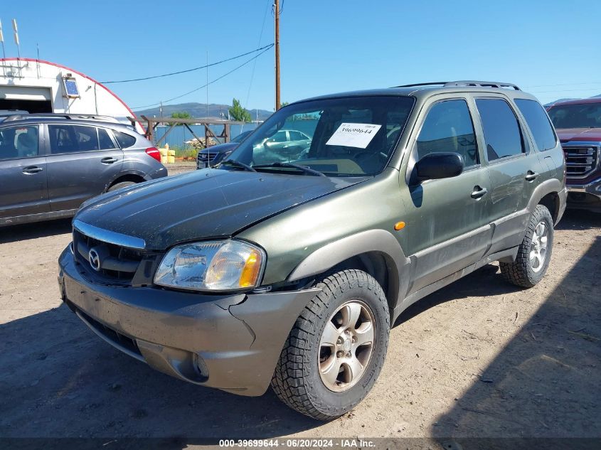 2002 Mazda Tribute Lx/Es VIN: 4F2YU08152KM03838 Lot: 39699644