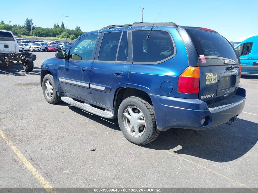 2002 GMC Envoy Slt VIN: 1GKDT13S922230322 Lot: 39699645