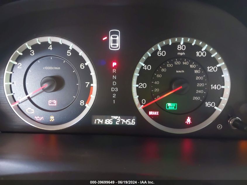 2011 Honda Accord 2.4 Ex VIN: 1HGCP2F75BA138012 Lot: 39699649