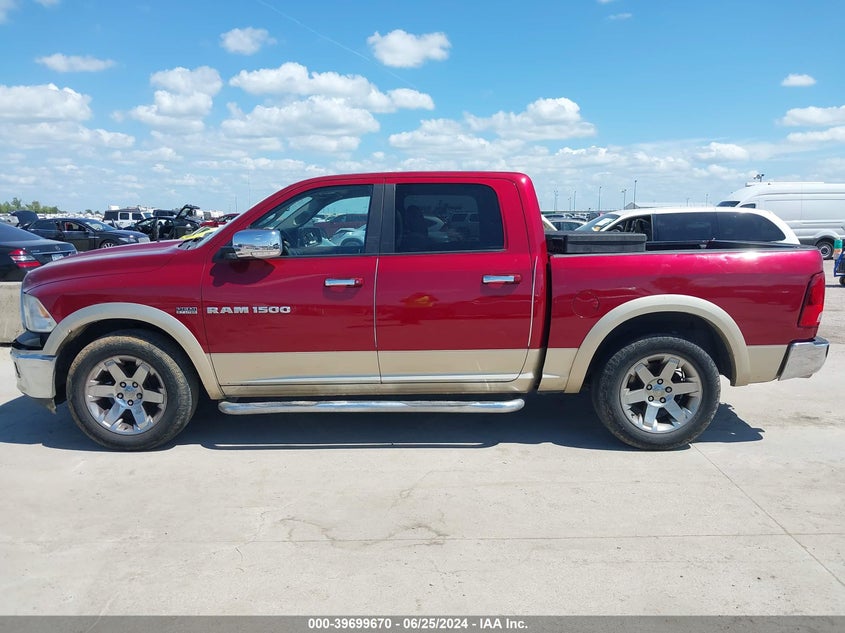 2011 Ram Ram 1500 Laramie VIN: 1D7RB1CT4BS576846 Lot: 39699670