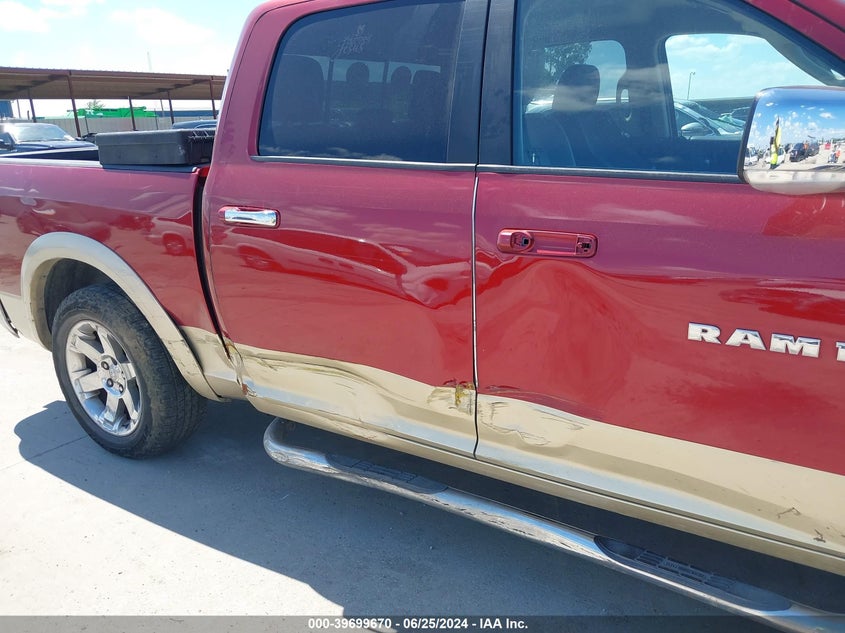 2011 Ram Ram 1500 Laramie VIN: 1D7RB1CT4BS576846 Lot: 39699670