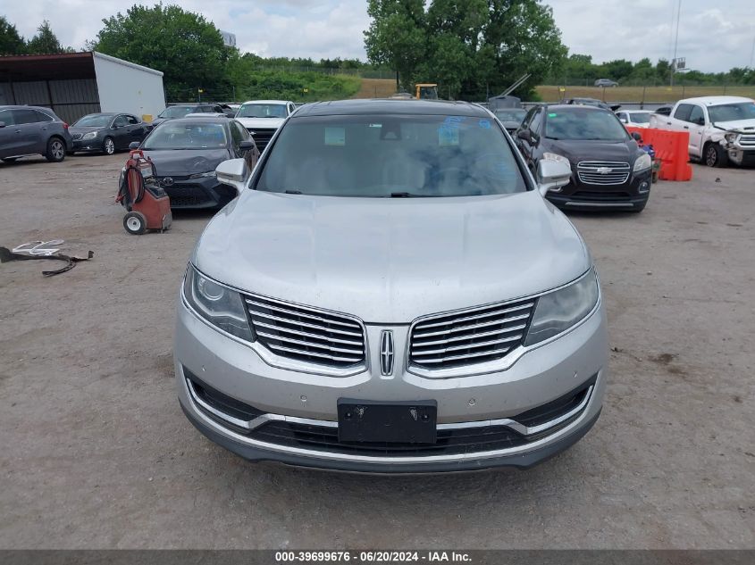 2016 Lincoln Mkx Reserve VIN: 2LMTJ6LR7GBL43789 Lot: 39699676