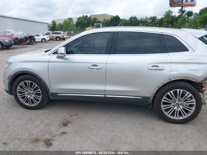 2016 Lincoln Mkx Reserve VIN: 2LMTJ6LR7GBL43789 Lot: 39699676