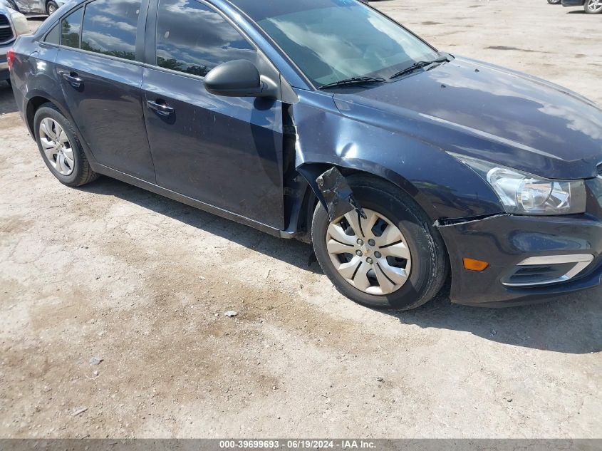 2015 Chevrolet Cruze Ls Auto VIN: 1G1PA5SH8F7160275 Lot: 39699693