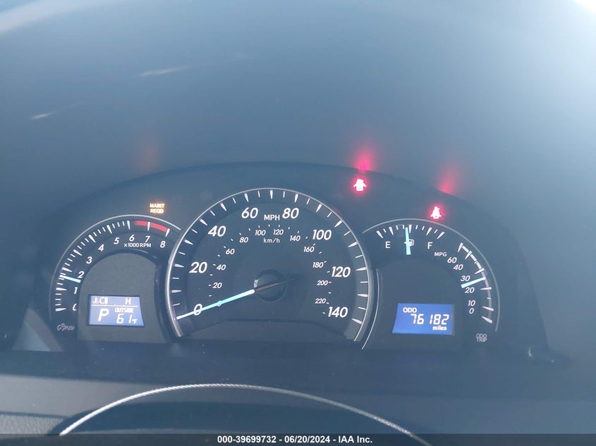 2012 Toyota Camry Le VIN: 4T4BF1FK0CR185459 Lot: 39699732