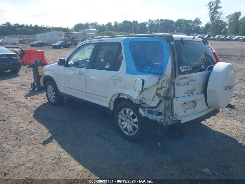 2006 Honda Cr-V Se VIN: SHSRD78906U440858 Lot: 39699751