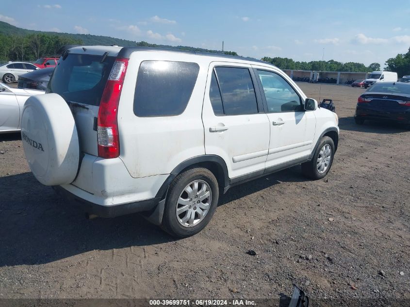 2006 Honda Cr-V Se VIN: SHSRD78906U440858 Lot: 39699751