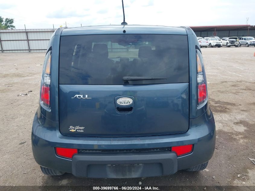 2011 Kia Soul + VIN: KNDJT2A26B7196463 Lot: 39699766