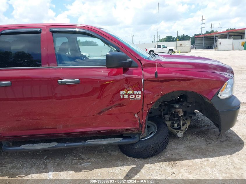 2019 Ram 1500 Classic Tradesman Quad Cab 4X2 6'4 Box VIN: 1C6RR6FG8KS733464 Lot: 39699783