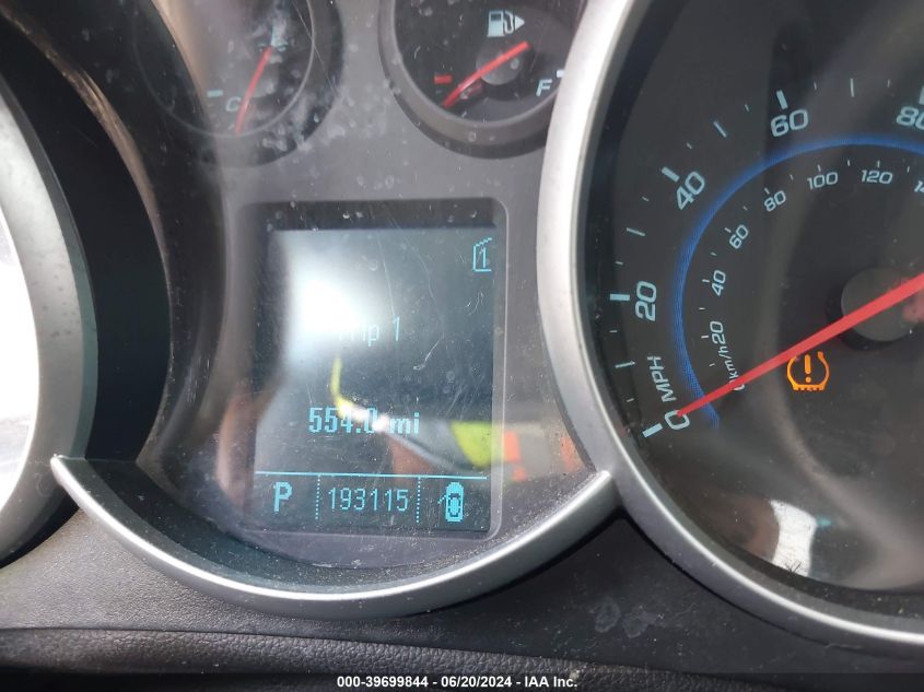 2011 Chevrolet Cruze Ls VIN: 1G1PC5SHXB7177955 Lot: 39699844