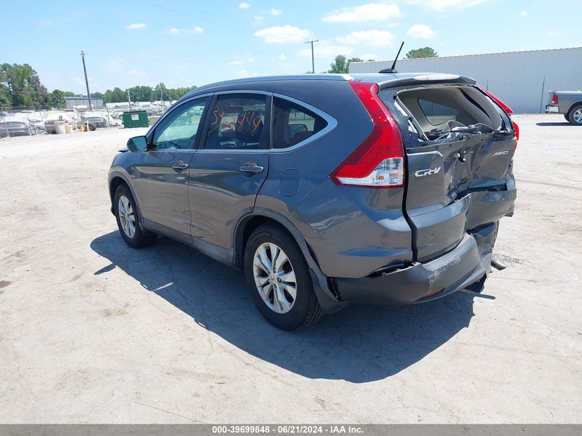 2013 HONDA CR-V EX-L - 2HKRM4H73DH627370