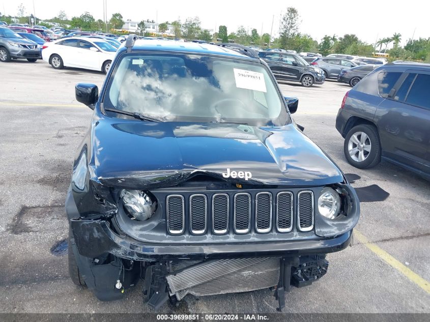 2017 Jeep Renegade Latitude Fwd VIN: ZACCJABB8HPG21278 Lot: 39699851