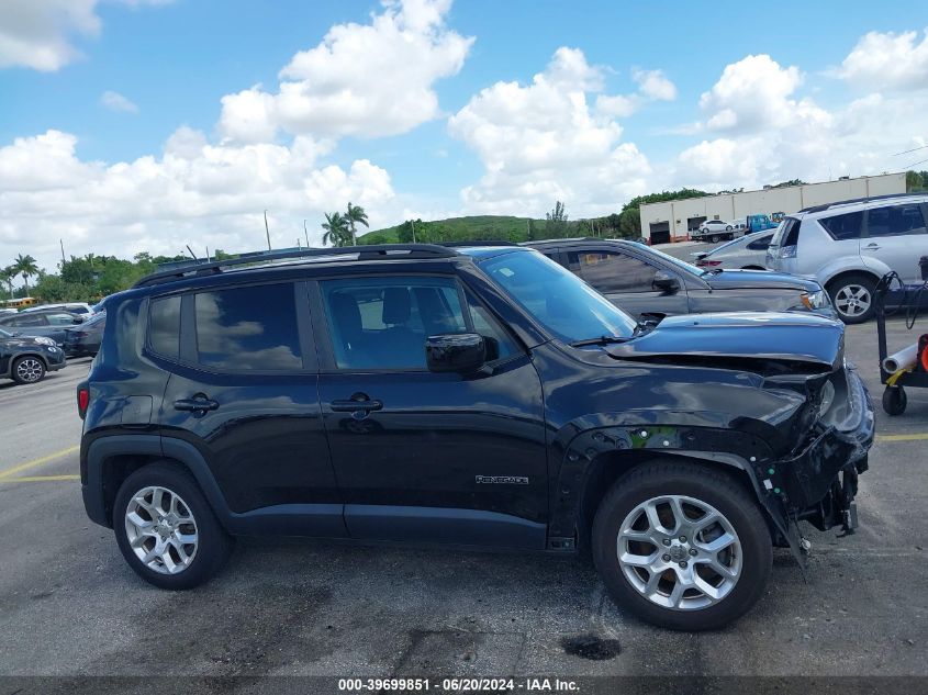 2017 Jeep Renegade Latitude Fwd VIN: ZACCJABB8HPG21278 Lot: 39699851