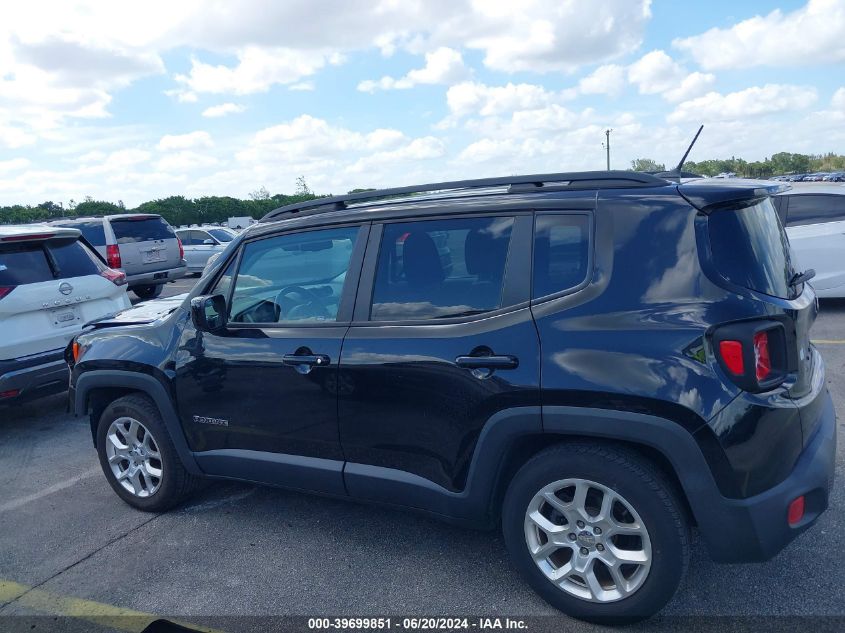 2017 Jeep Renegade Latitude Fwd VIN: ZACCJABB8HPG21278 Lot: 39699851