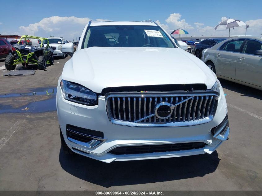 2021 Volvo Xc90 Recharge Plug-In Hybrid T8 Inscription 6 Passenger VIN: YV4BR00L8M1753300 Lot: 39699854