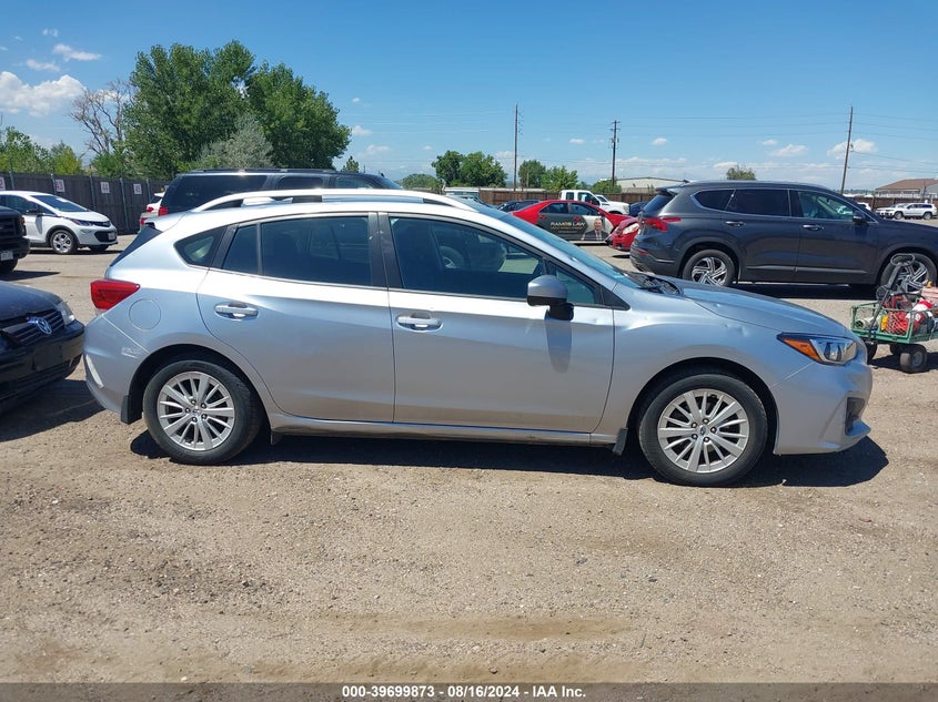 2017 Subaru Impreza 2.0I Premium VIN: 4S3GTAD66H3747865 Lot: 39699873