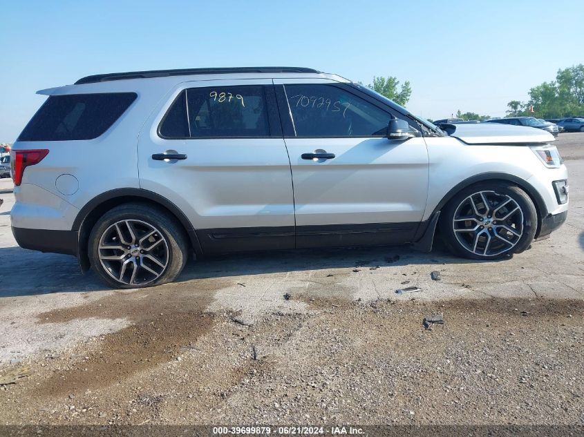 2016 Ford Explorer Sport VIN: 1FM5K8GT6GGC64867 Lot: 39699879