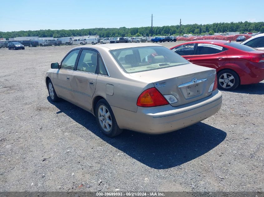 2002 Toyota Avalon Xls VIN: 4T1BF28B32U264202 Lot: 39699893