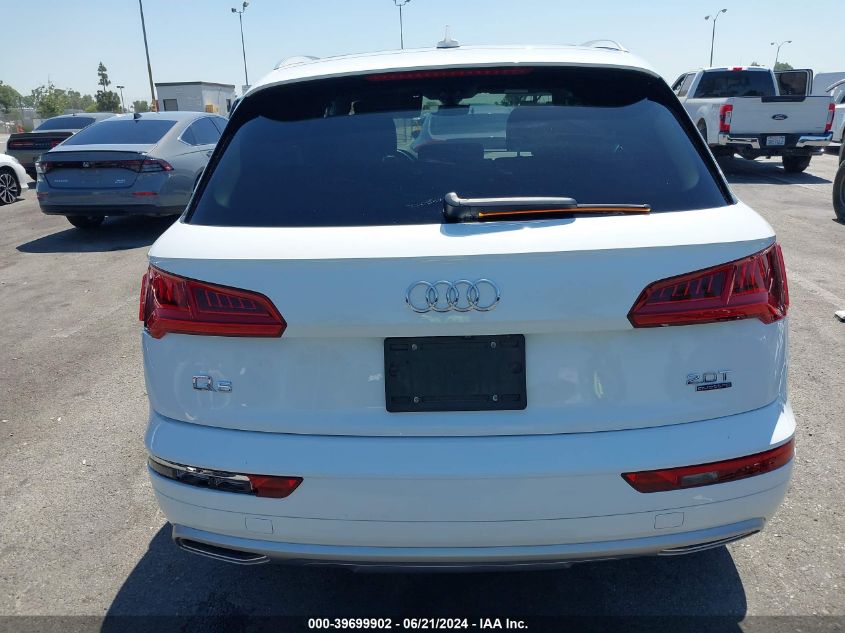 2018 Audi Q5 2.0T Premium/2.0T Tech Premium VIN: WA1ANAFY0J2209845 Lot: 39699902