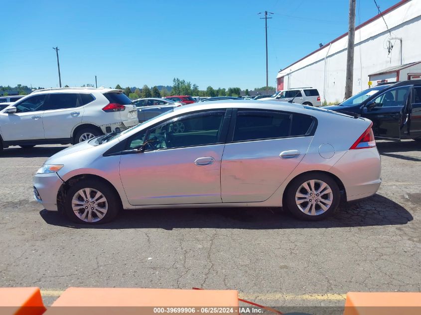 2012 Honda Insight Ex VIN: JHMZE2H77CS005046 Lot: 39699906