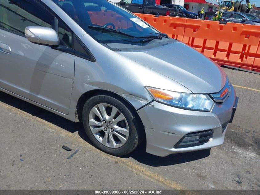 2012 Honda Insight Ex VIN: JHMZE2H77CS005046 Lot: 39699906