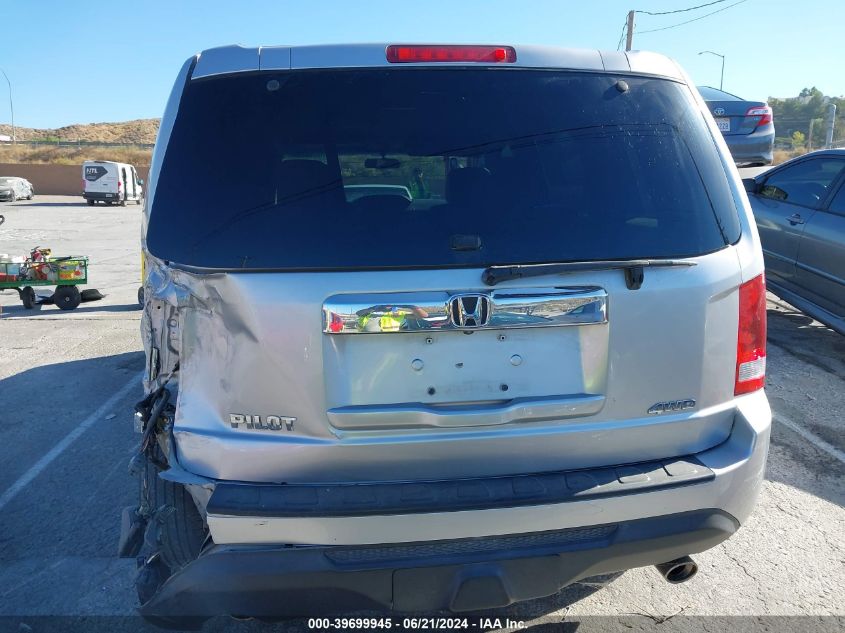 2014 Honda Pilot Ex VIN: 5FNYF4H49EB003262 Lot: 39699945