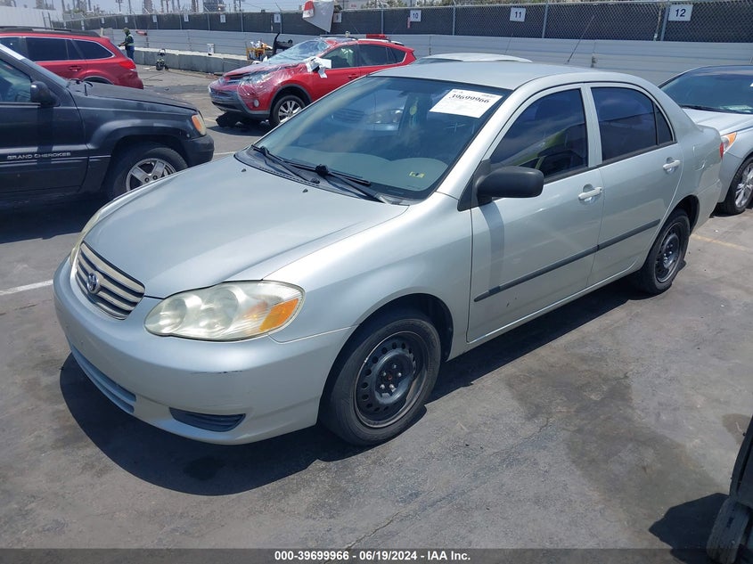 2003 Toyota Corolla Ce VIN: JTDBR32E732005519 Lot: 39699966